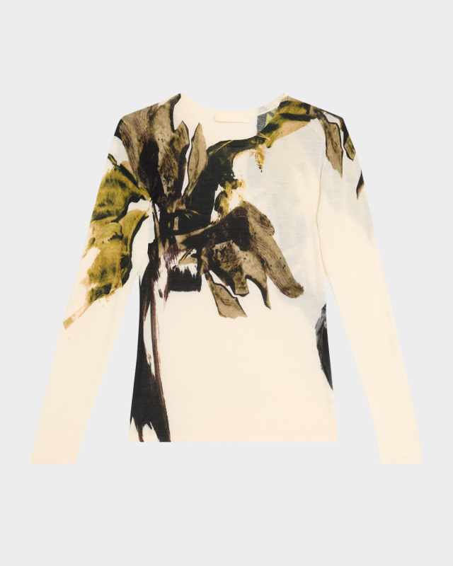 Brushstroke Merino Wool Sweater